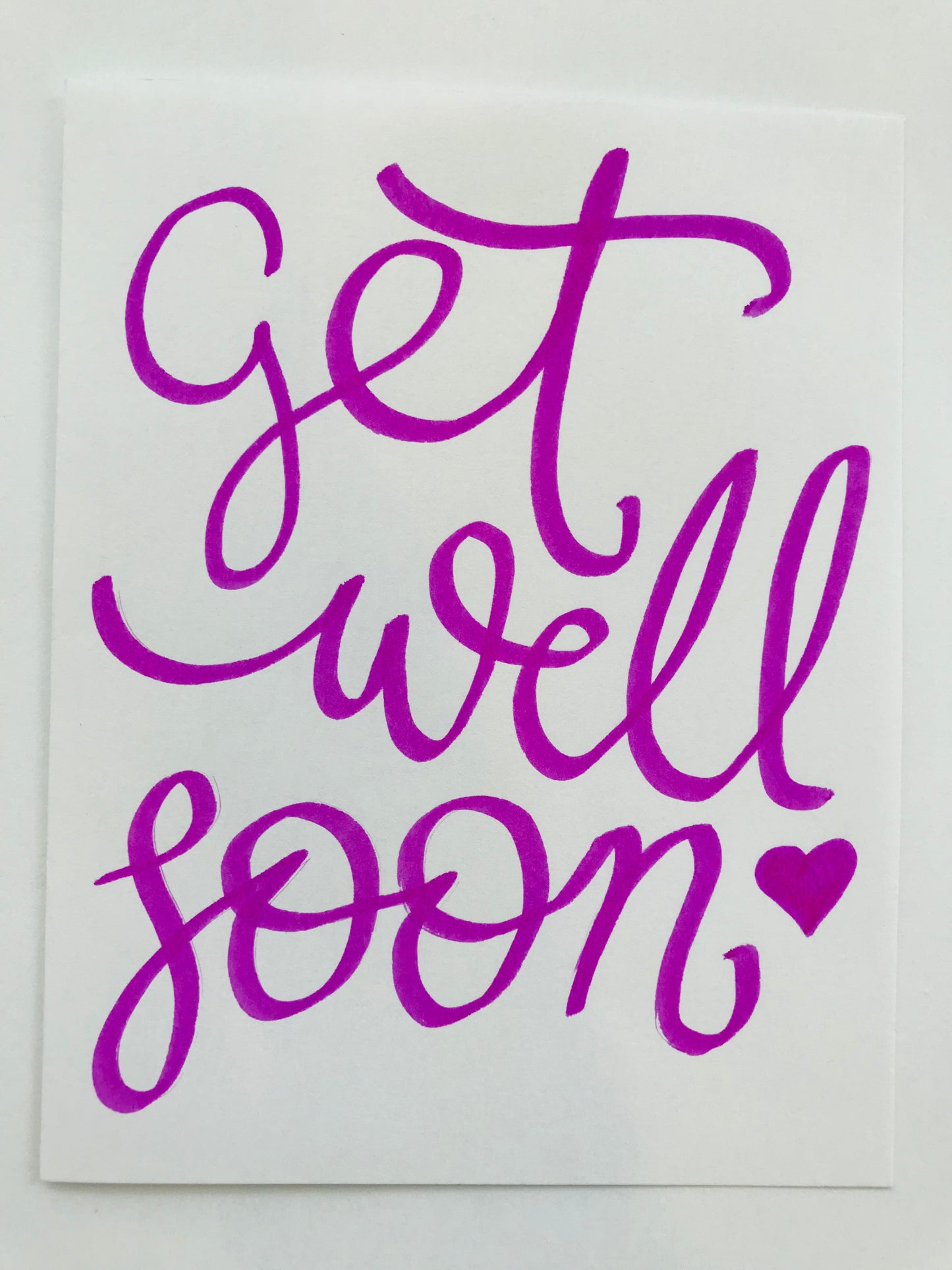 Get Well Soon Card